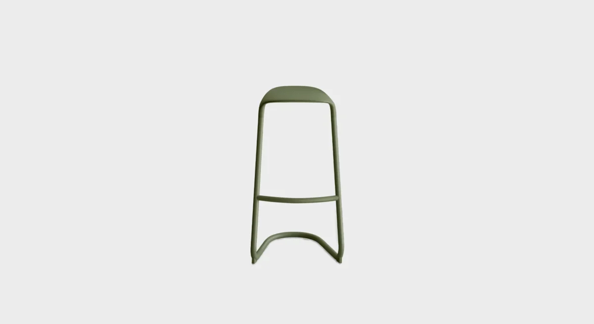 “Lapalma Cross S452 stool in a modern kitchen setting, paired with a high counter and ambient lighting.”