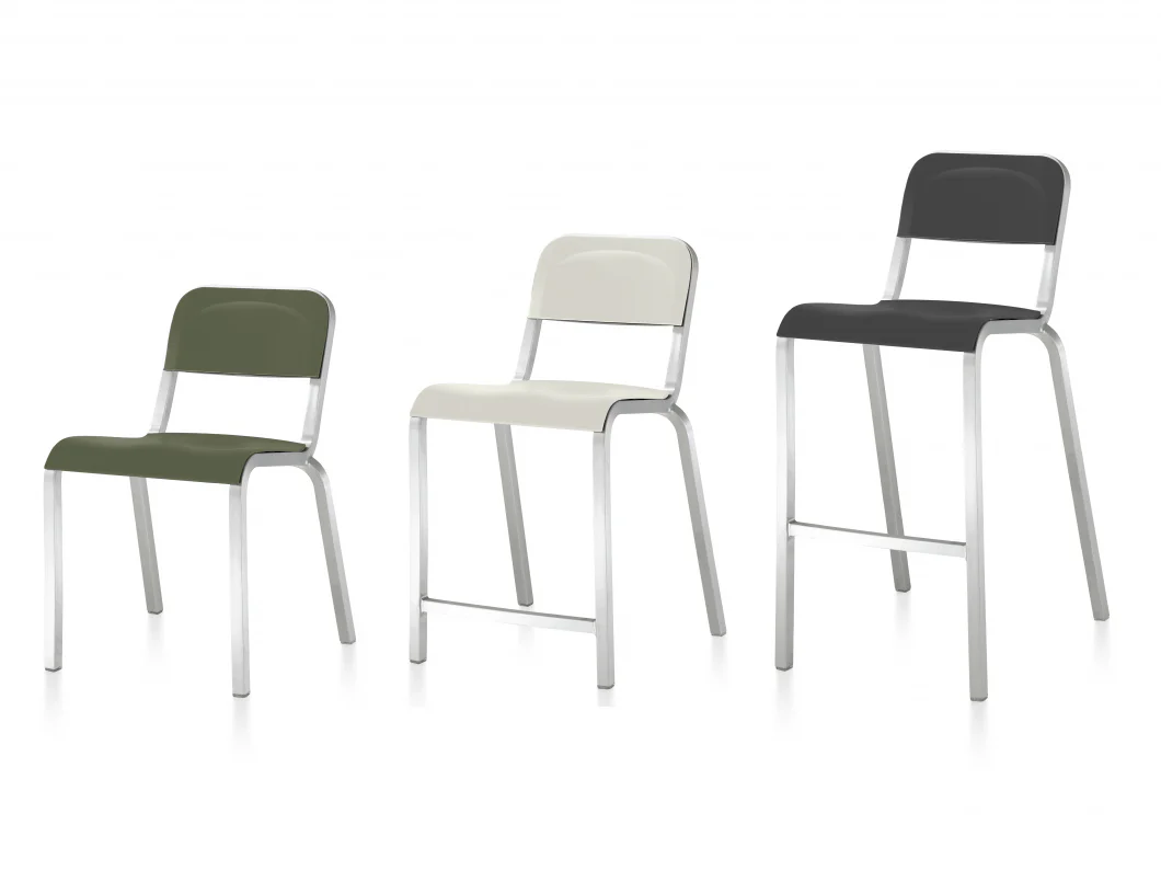 1951 stool by Emeco – sleek, modern design for luxury spaces in Royal Oak.