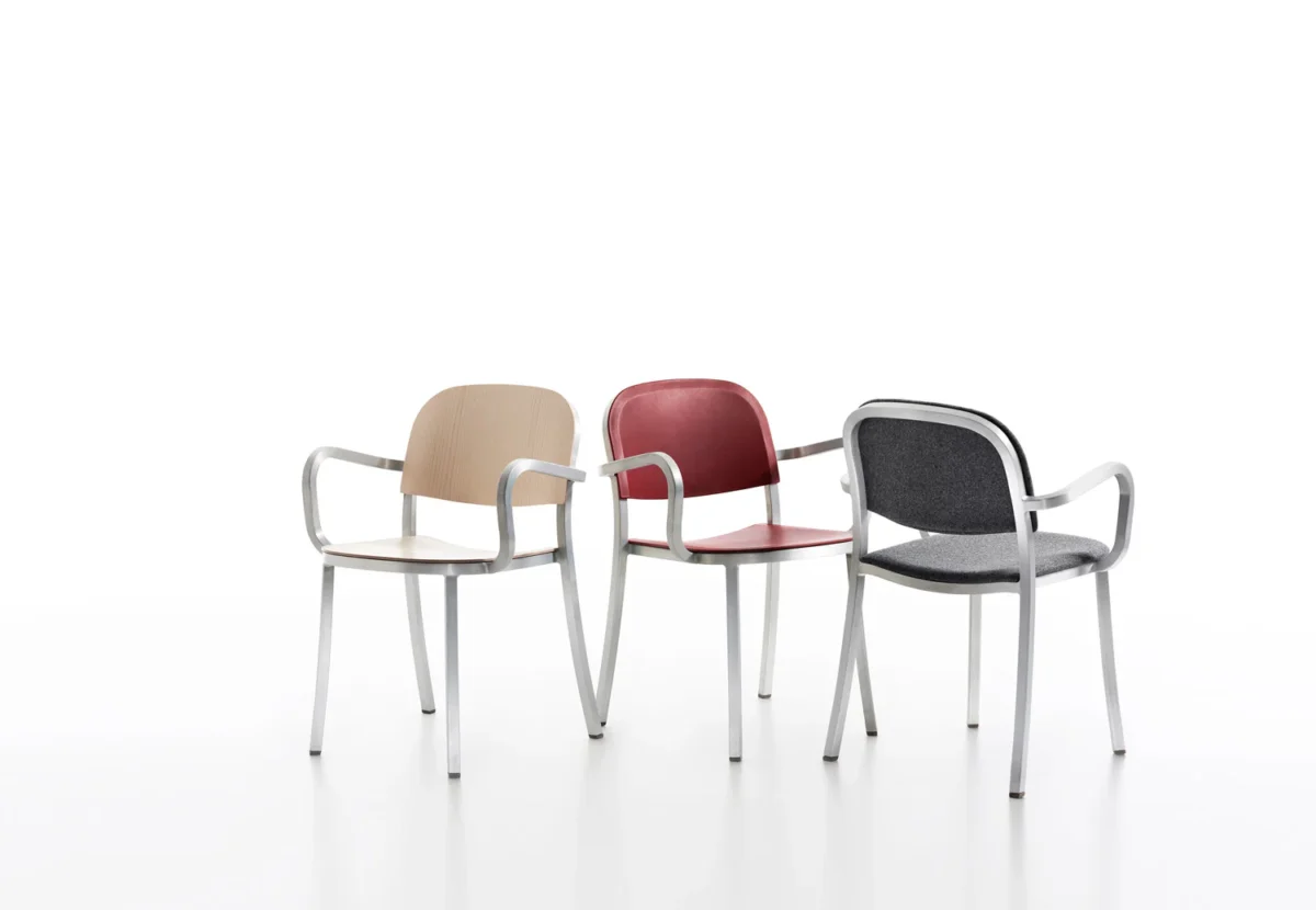 Emeco 1 Inch armchair – stylish, sustainable seating for contemporary spaces in Birmingham.