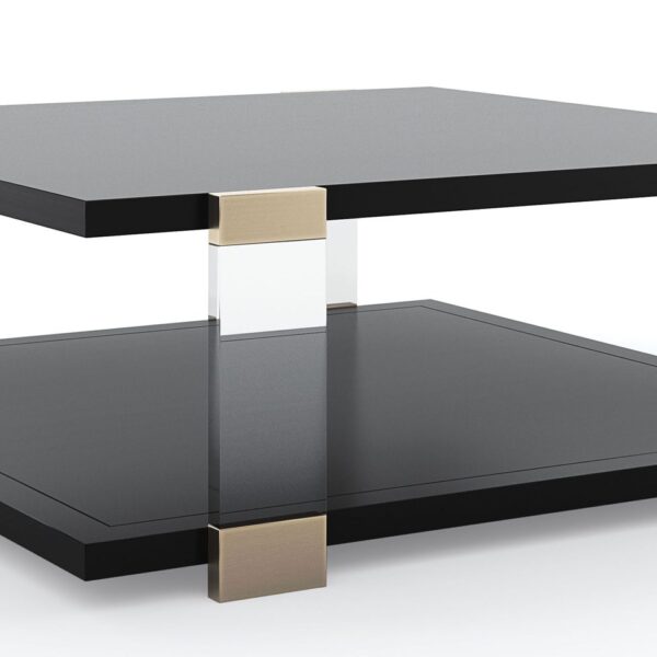 I’ll Take the Corner Table by Caracole — a sleek, L-shaped accent table with modern lines.