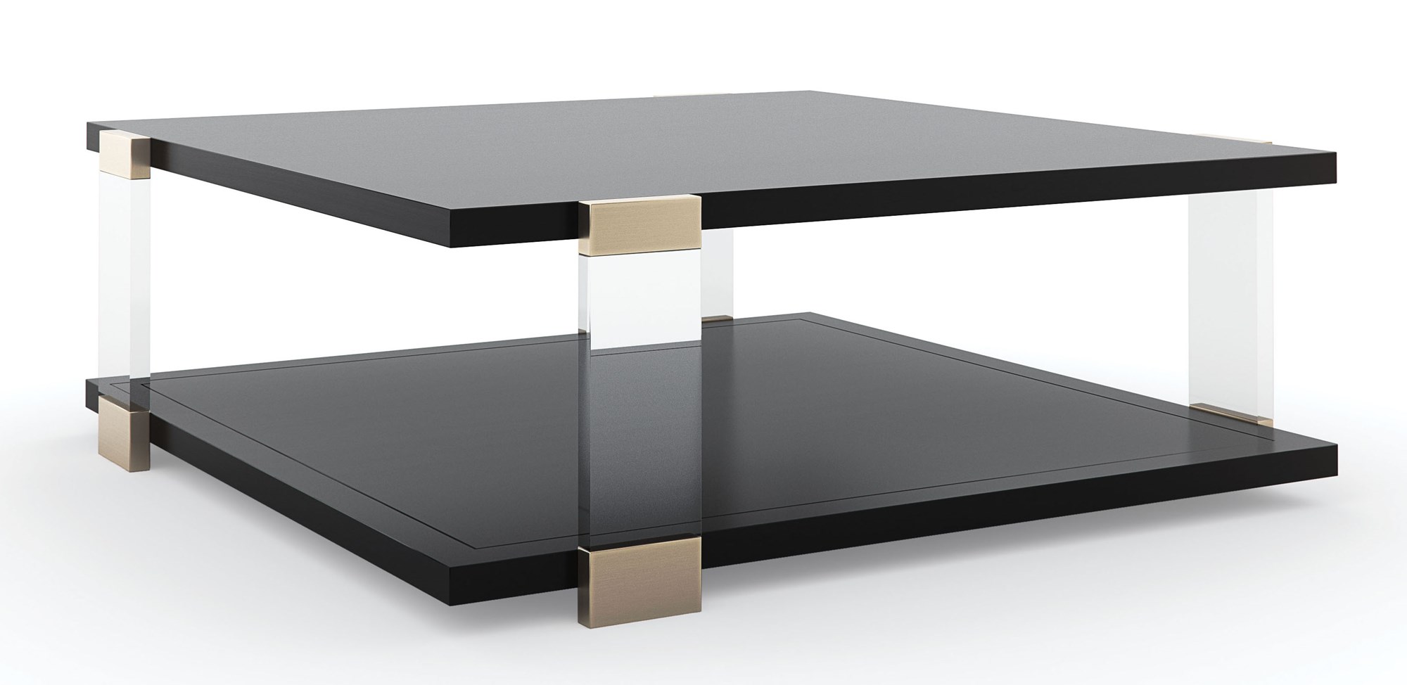 I’ll Take the Corner Table by Caracole — a sleek, L-shaped accent table with modern lines.