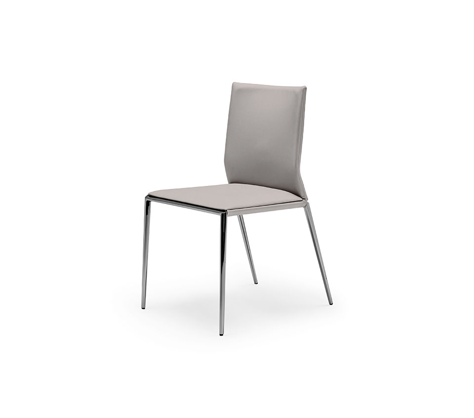 “EVA by Cattelan Italia – contemporary Italian chair with sleek design and upholstered seat”