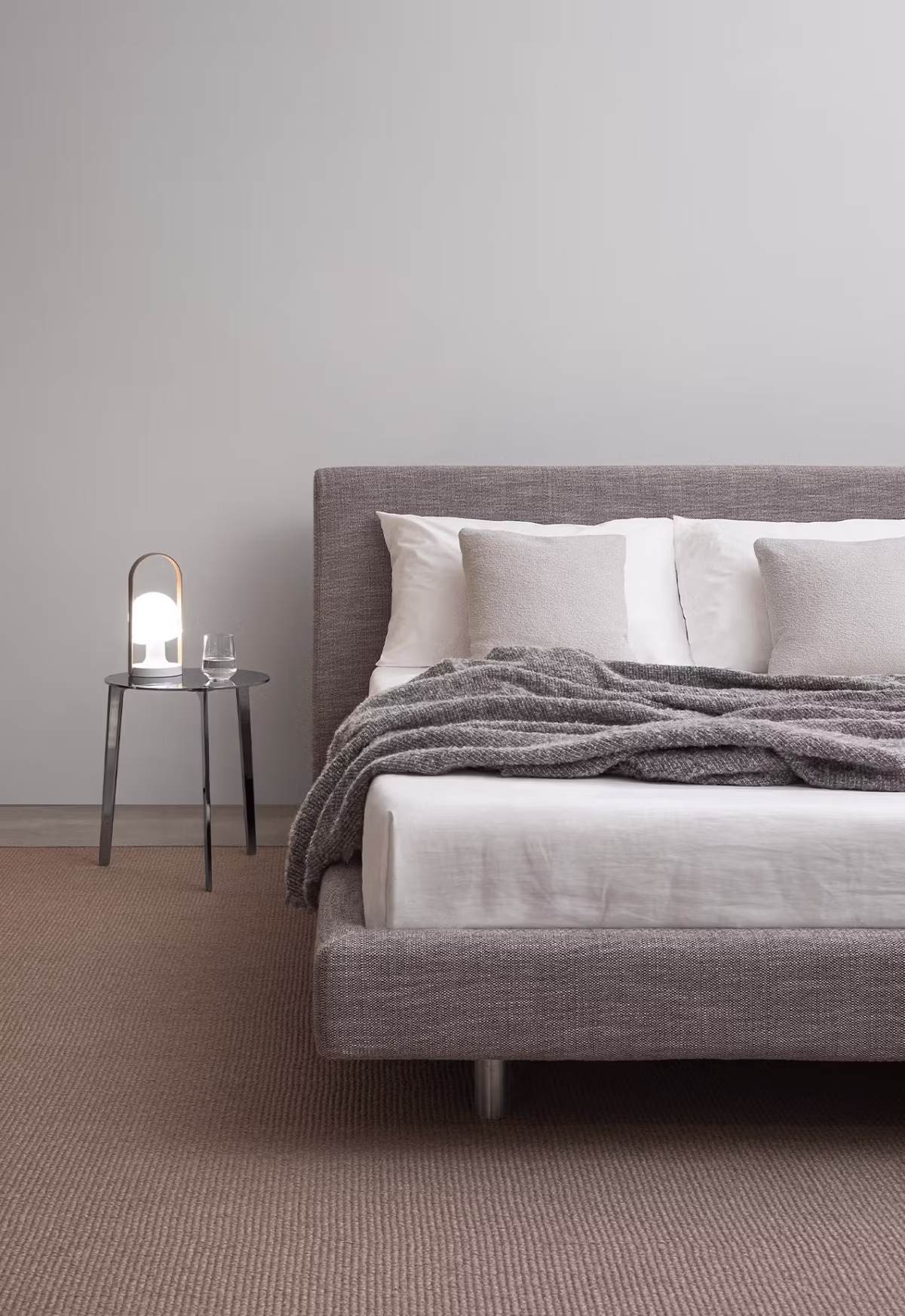 Close-up of Onto by Bensen highlighting upholstery texture and precise seam work