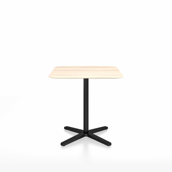 “Contemporary 2 Inch X Base Café Table by Jasper Morrison, ideal for indoor and outdoor dining.”