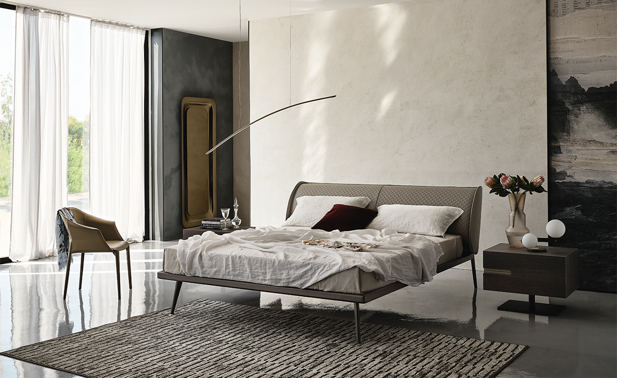 “AYRTON by Cattelan Italia – modern Italian wall mirror with sculptural round shape and layered geometric frame”