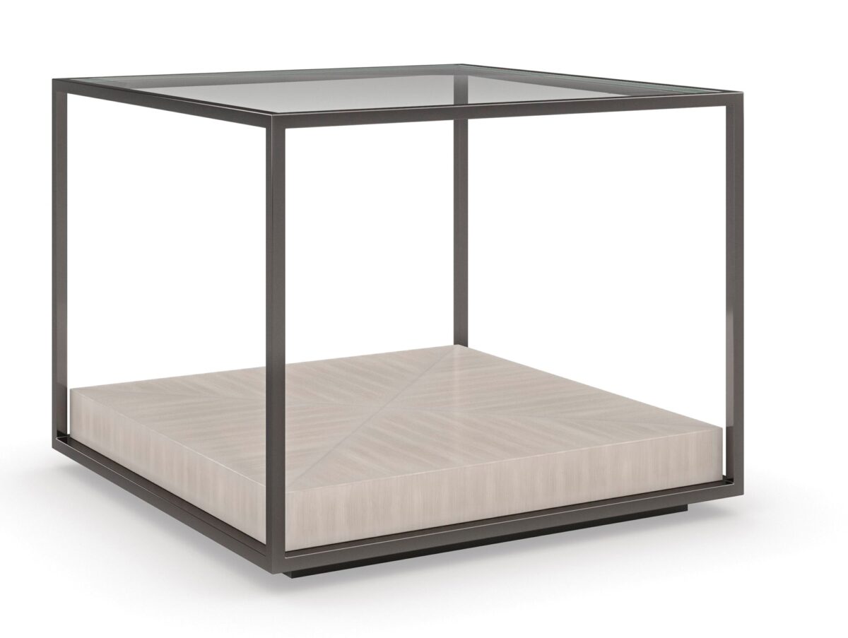 Open Air coffee table by Caracole featuring a light, airy design with an open base.