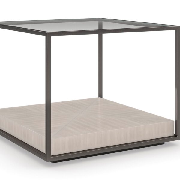 Open Air coffee table by Caracole featuring a light, airy design with an open base.