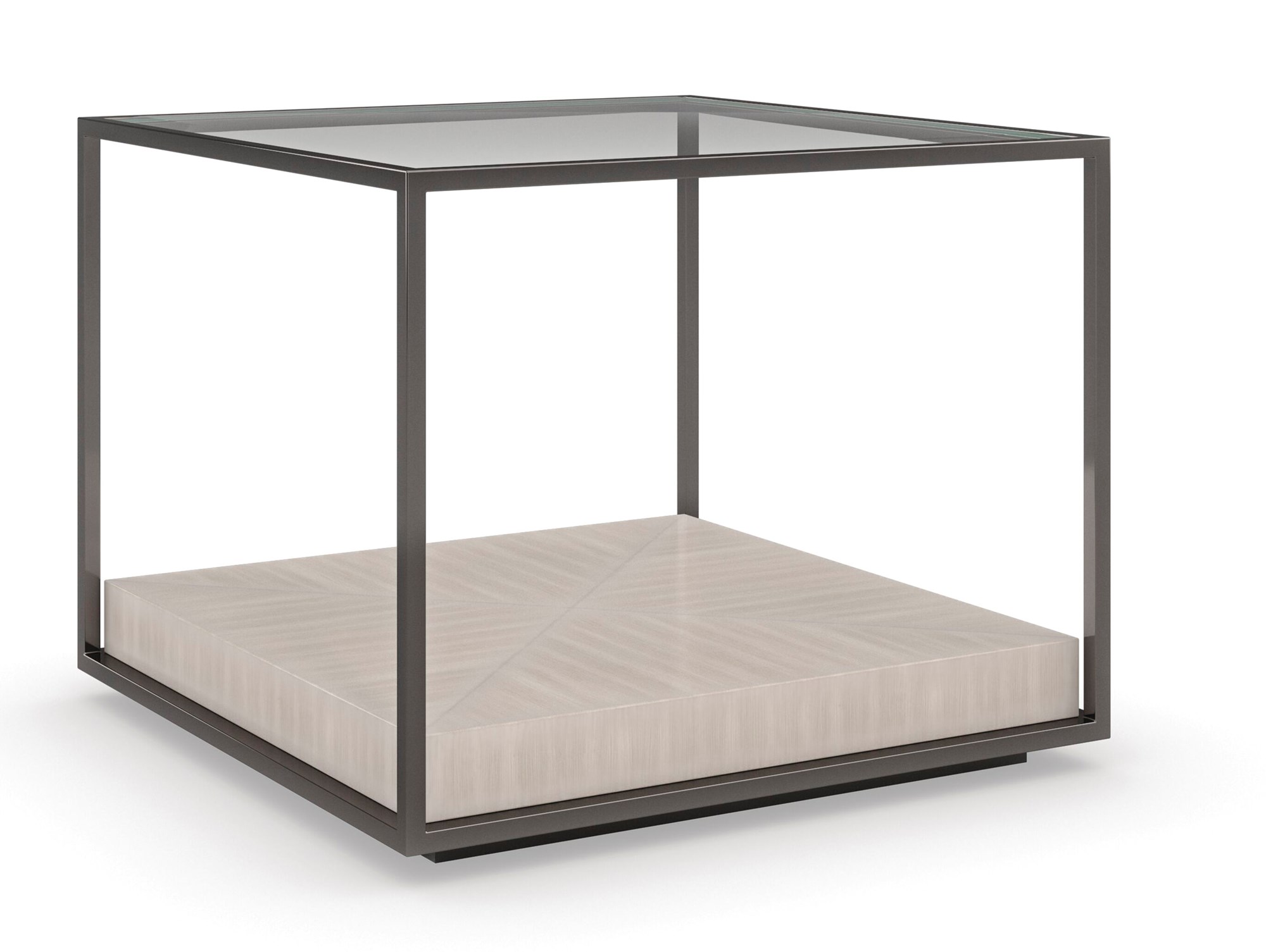 Open Air coffee table by Caracole featuring a light, airy design with an open base.