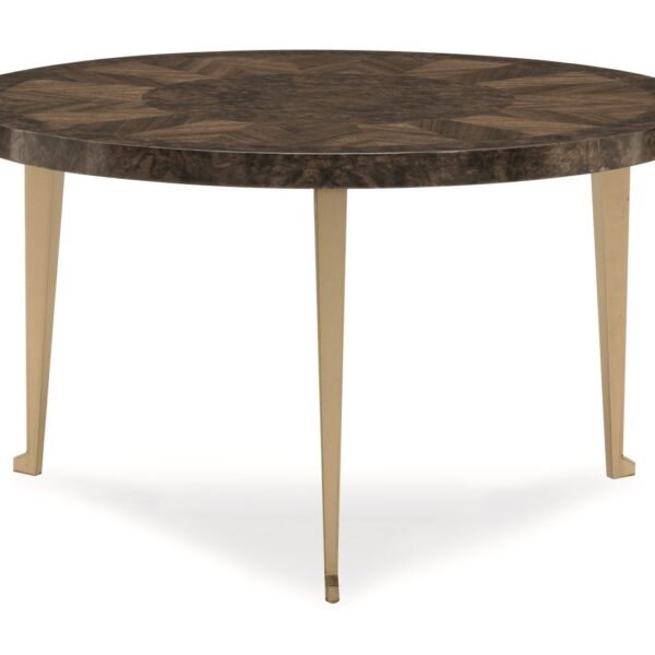 One Of The Bunch table by Caracole featuring a clustered, sculptural base design.