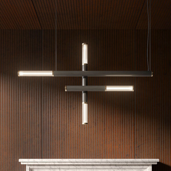 “REGATA by Cattelan Italia – modern Italian mirror with geometric segmented design and elegant angular panels”