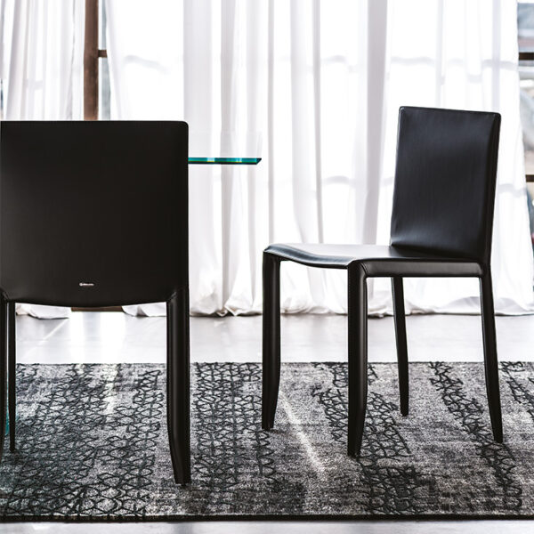 Side view of PIUMA Edition by Cattelan Italia – sleek contemporary chair with minimalist frame