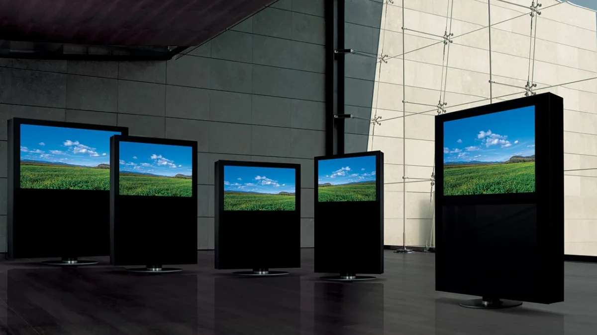 “Reflex MIRAGE TV STAND featuring sleek design and luxury materials.”