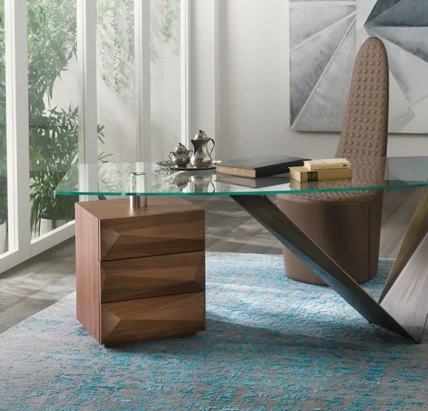 Reflex PRISMA STEEL DESK – sleek contemporary luxury workspace furniture
