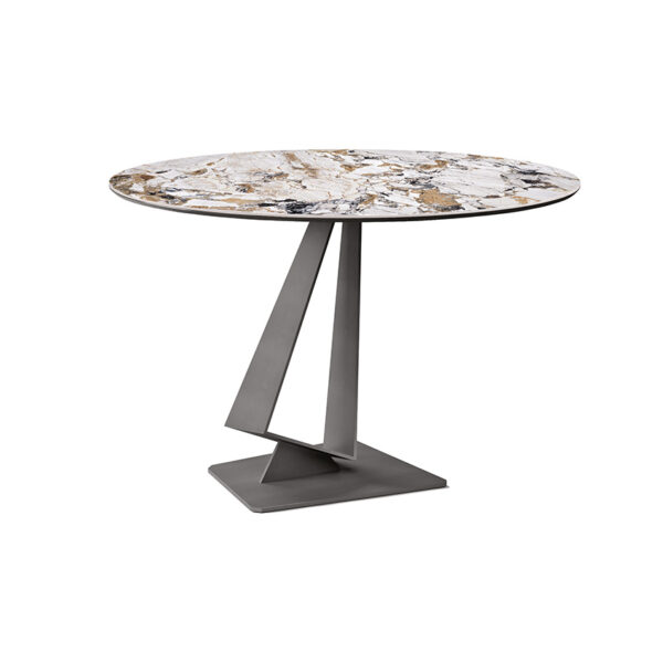 “ROGER Keramik by Cattelan Italia – contemporary Italian sideboard with ceramic-front panels and elegant metal base”