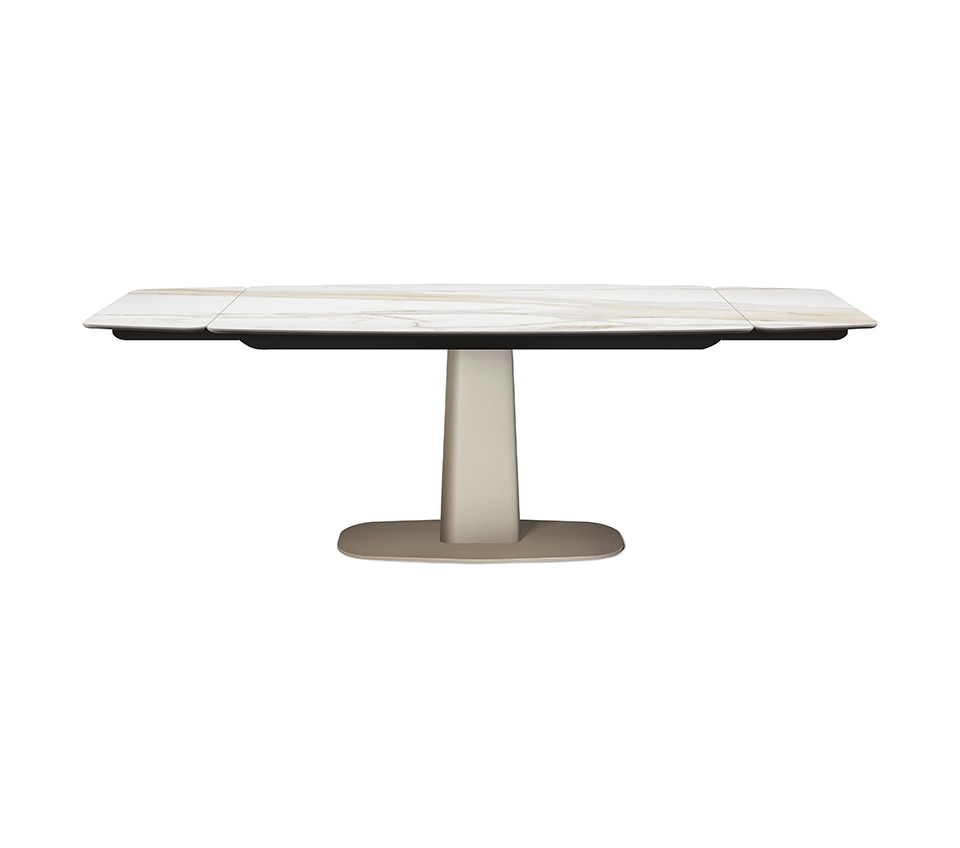 “LINUS Keramik Drive by Cattelan Italia – modern extendable dining table with elegant ceramic top and sleek metal base”