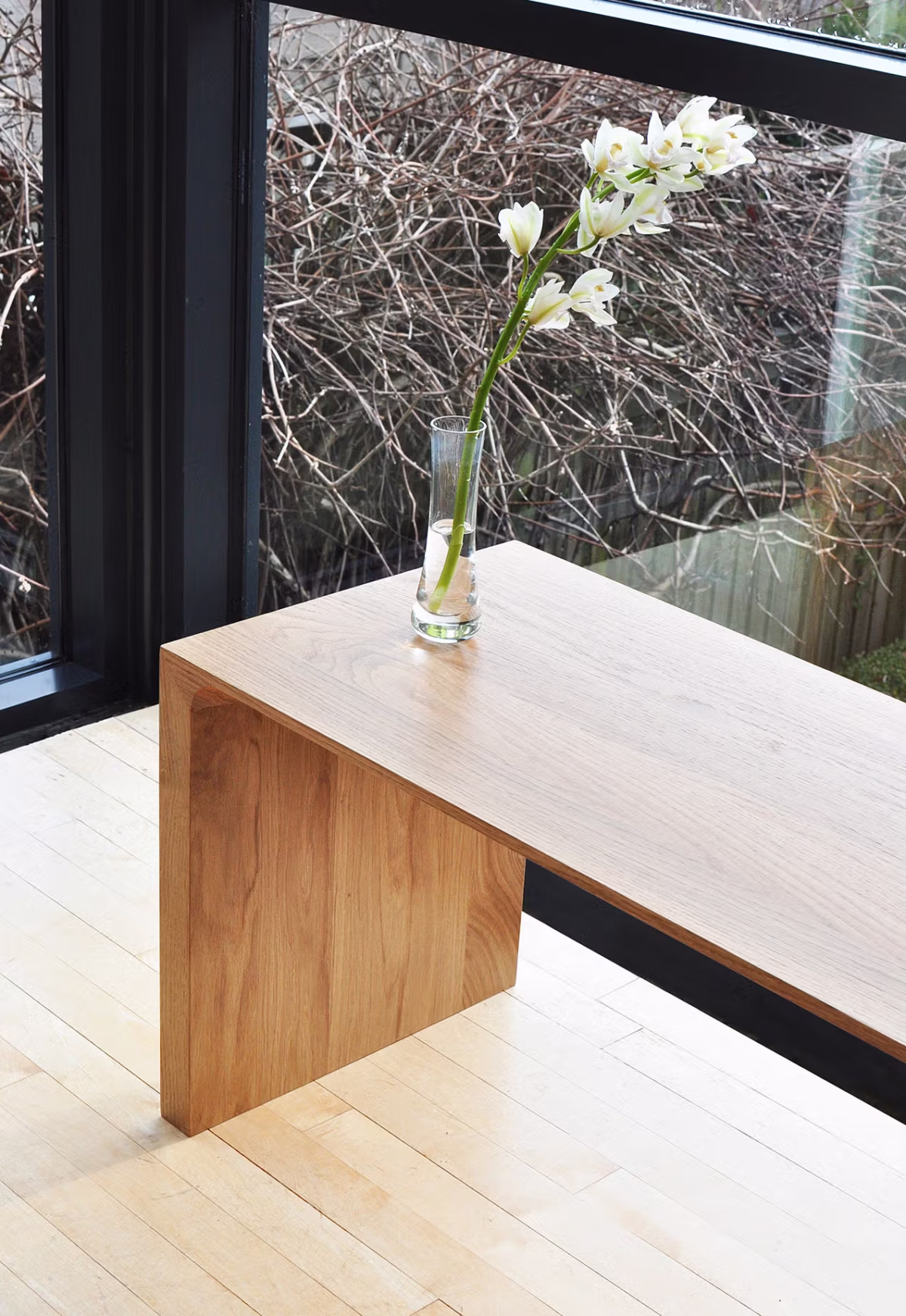 Detail of Radii Bench corner joint