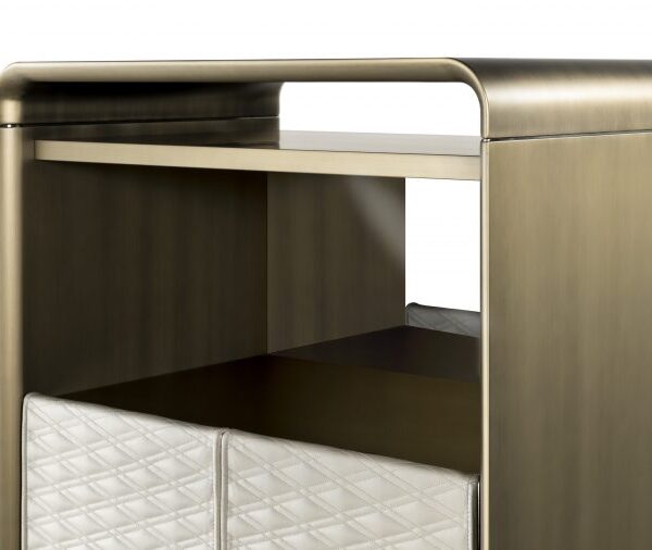 Oh Madia by Reflex showcased in Royal Oak Michigan showroom, elegant modern Italian luxury sideboard design.