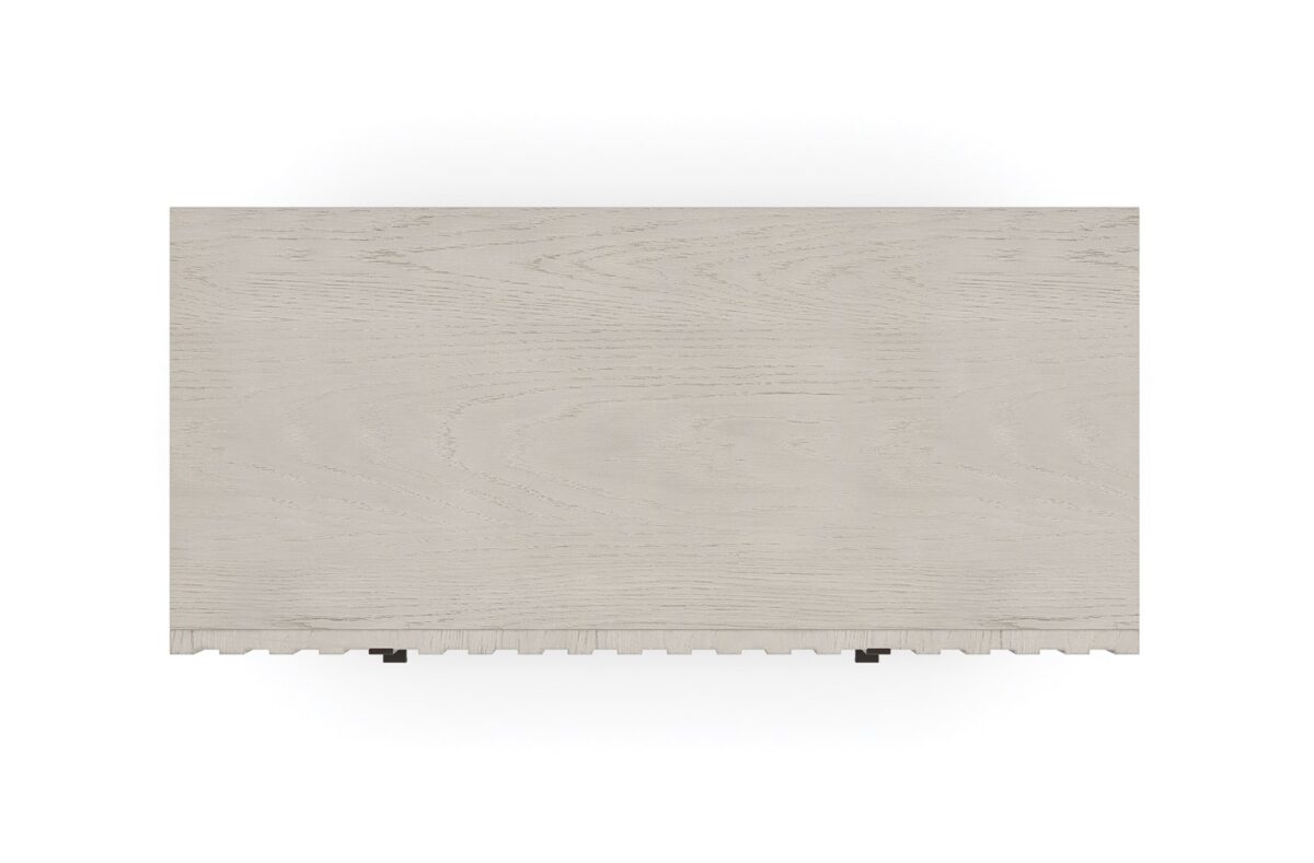 Caracole CLANCY Chest, featuring a minimalist design with a rich, dark finish like Charcoal Leaf, offering sophisticated storage for any room.