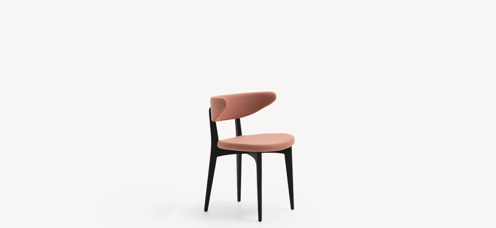 “Moroso Shortwave chair – contemporary accent seating with bold curves and artistic detailing”