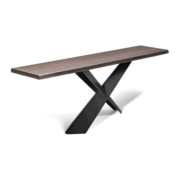 “TERMINAL by Cattelan Italia – modern Italian console table with sculptural metal base and elegant ceramic or wood top”