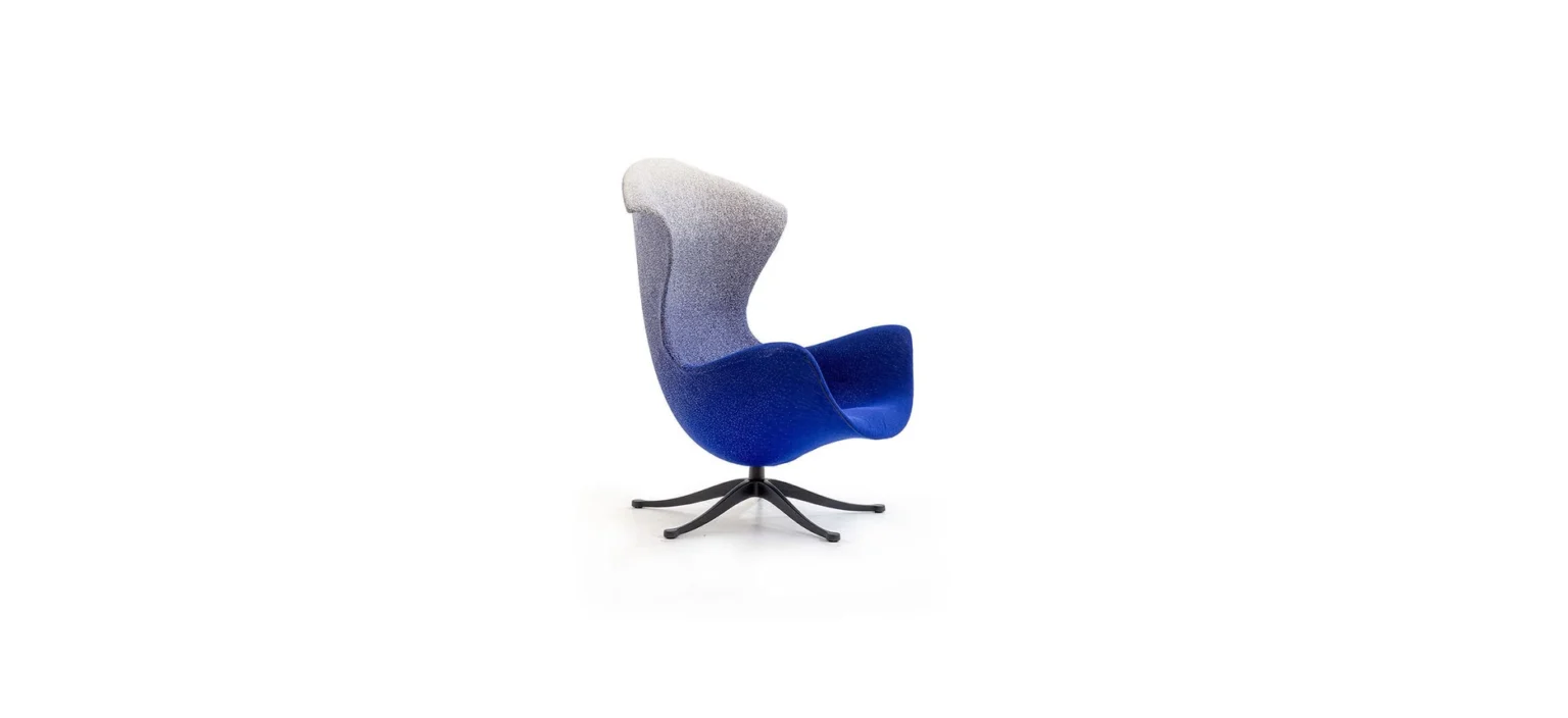 One Page by Moroso showcasing minimalist linear form and tailored seams at the Michigan Design Center
