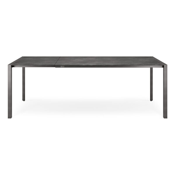 “Top view of PEDRO Drive by Cattelan Italia – contemporary extendable table with streamlined surface and elegant proportions”