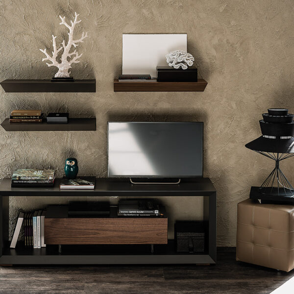 “BOXER sideboard by Cattelan – designer storage unit with push-pull doors and elegant geometric structure”