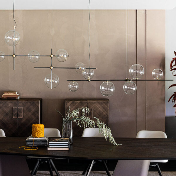 “BLOOM ceiling lamp by Cattelan – artistic lighting fixture with layered glass design and dynamic visual impact”