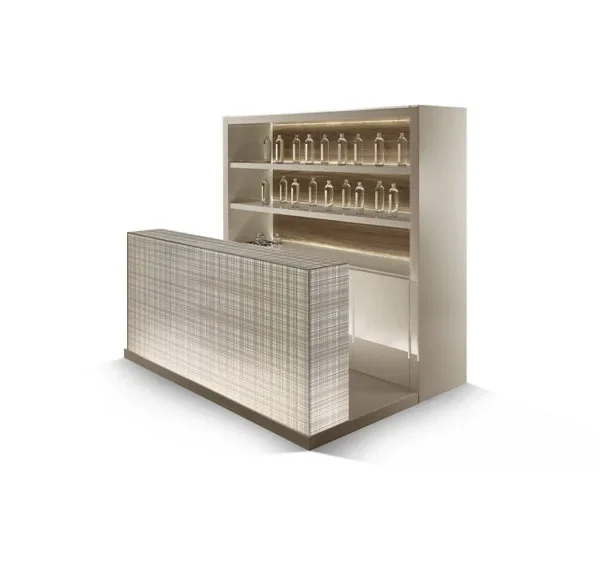 Modern Italian bar cabinet in Troy Michigan showroom