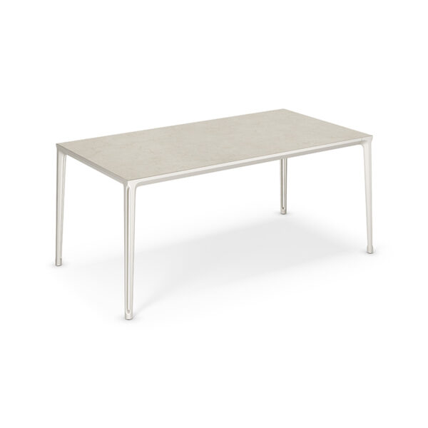 “BOULEVARD Argile by Cattelan Italia – modern Italian dining table with handcrafted Argile clay finish and sculptural metal legs”