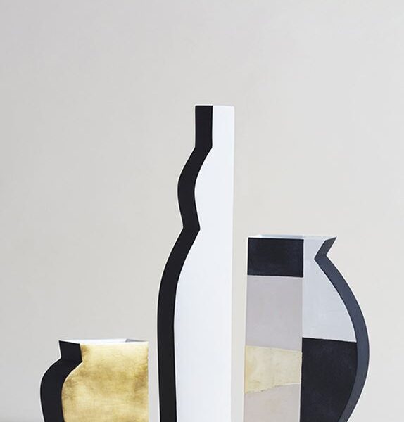 Luxury Italian PACAY MEDIUM ABSTRACT by Kose Milano showroom piece at Italcasa Design in Troy, Michigan