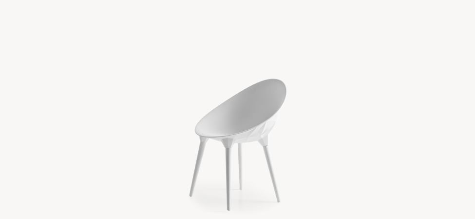 “Rock Chair by Moroso – modern Italian designer lounge chair with sculptural lines and bold contemporary style”