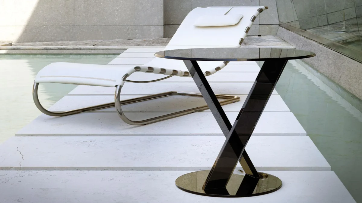 Modern MISTER X 55 side table by Reflex Angelo highlighted in Troy Michigan