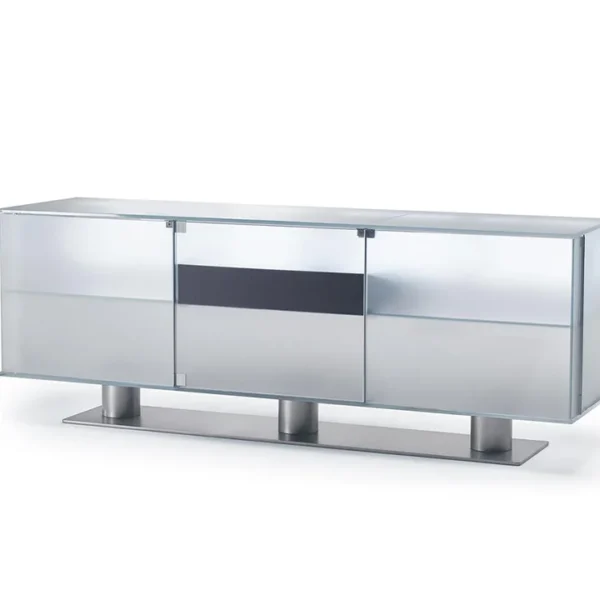 Onis Buffet by Reflex featured in Troy Michigan showroom, modern Italian luxury sideboard design.