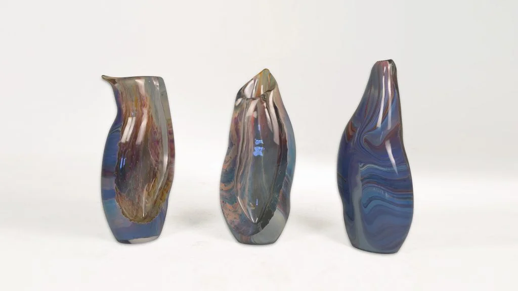 Chalcedonic Vessels by Reflex in polished modern finish