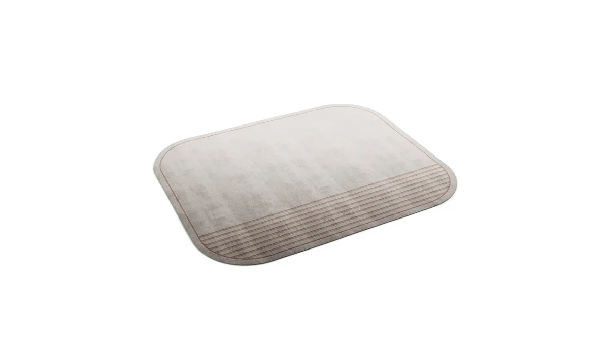 Pleated Carpet Reflex luxury Italian pleated wool rug with textured folds for upscale living rooms in Royal Oak Michigan