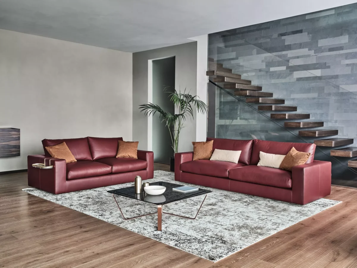 “Loop by Bontempi contemporary Italian coffee table in Troy, Michigan showroom”