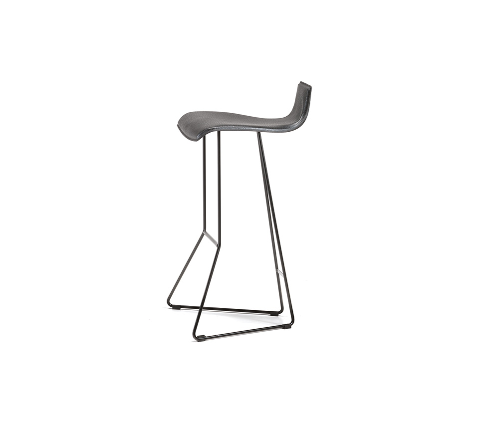 “Contemporary PEPE stool by Cattelan Italia – minimalist Italian design with soft padding and compact silhouette”
