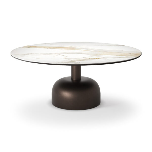 “RITZ Lounge by Cattelan Italia – luxurious Italian lounge chair with upholstered seat and sleek metal legs”