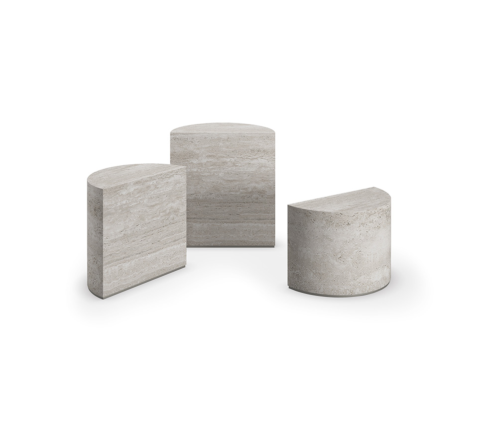 “Cattelan Italia DOMINGO – contemporary storage cabinet featuring sleek geometric lines and sculptural design”