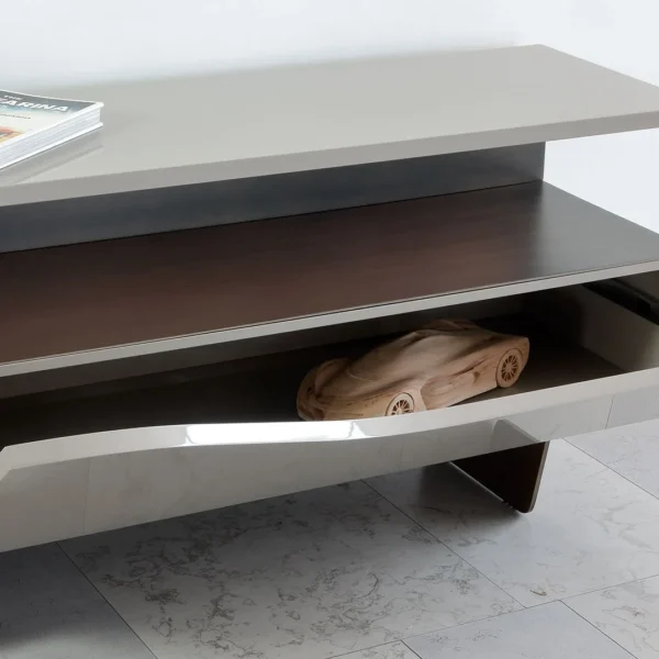 Segno Buffet by Reflex showcased in Troy Michigan showroom, modern Italian luxury sideboard design.