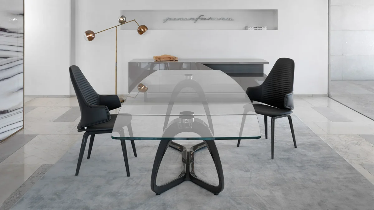 Segno 72 by Reflex showcased in Troy Michigan showroom, modern Italian luxury furniture design.