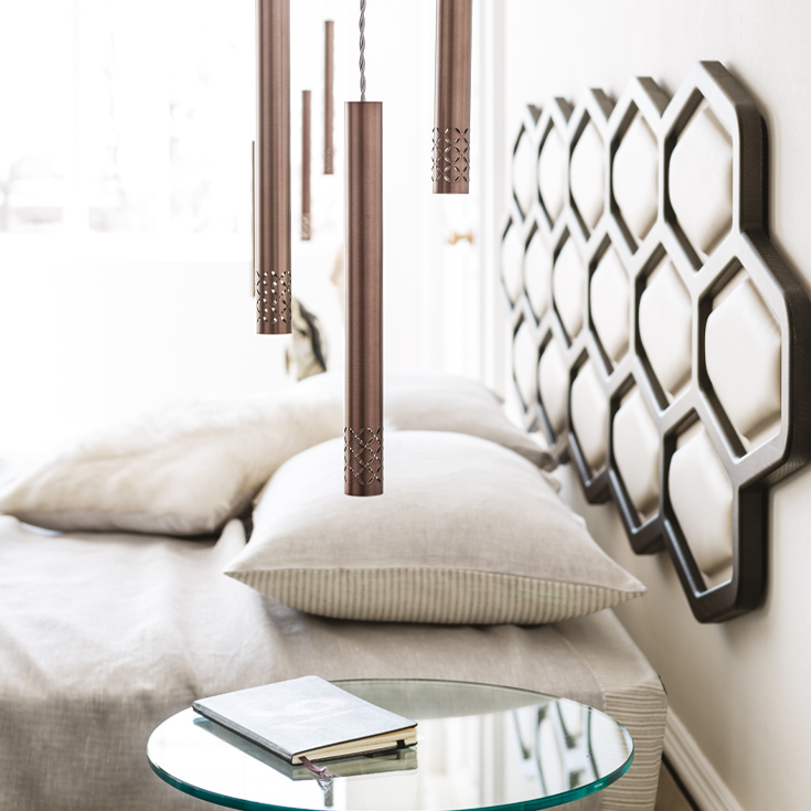 “STILO by Cattelan Italia – minimalist Italian pendant lamp with slim cylindrical design and refined metal finish”
