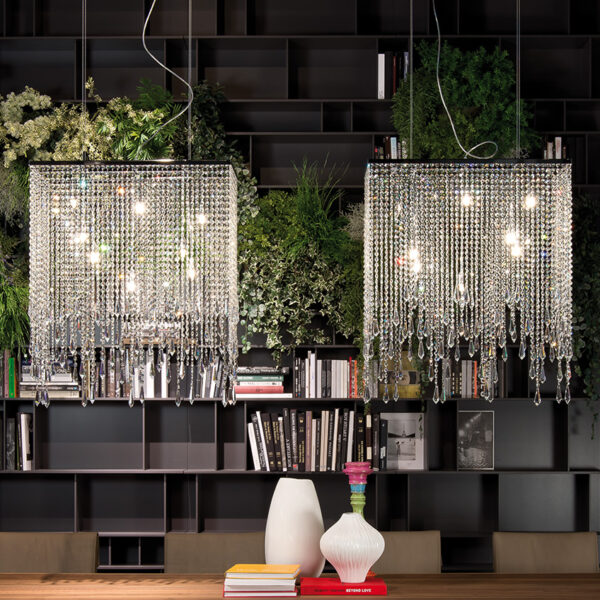 “Cattelan Italia VENEZIA – modern decorative chandelier featuring glass pendants and refined contemporary design”