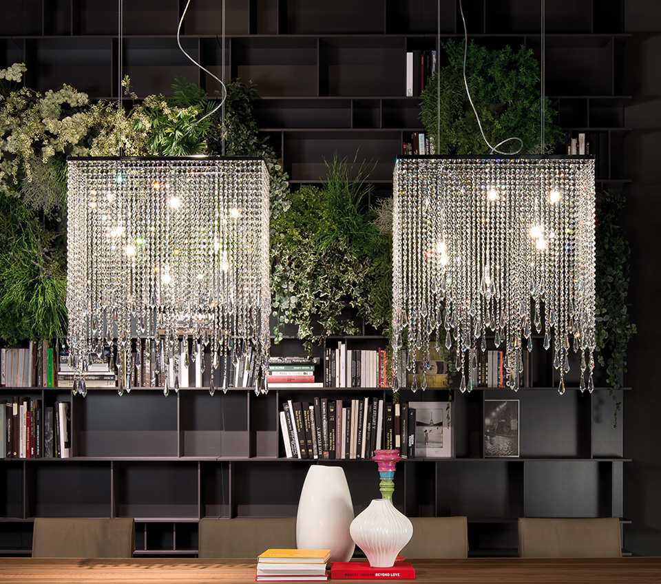 “Cattelan Italia VENEZIA – modern decorative chandelier featuring glass pendants and refined contemporary design”
