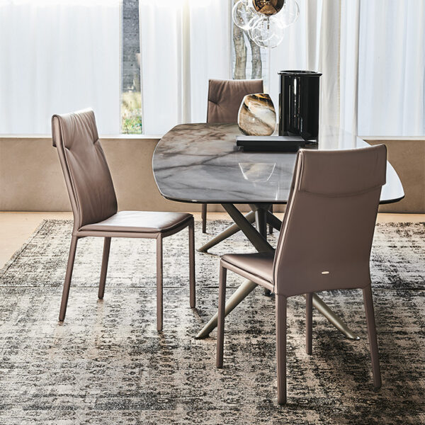 Cattelan Italia ISABEL – sleek modern chair with clean profile, refined stitching, and premium materials