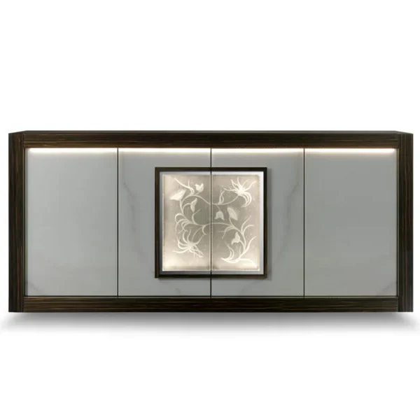 Palazzo Ducale Credenza by Reflex, luxurious modern storage piece, ideal for contemporary homes in Royal Oak, MI.