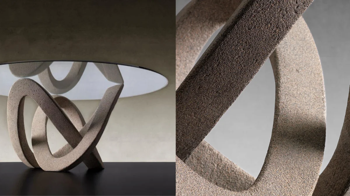 Andromeda 72 by Reflex showcased in Royal Oak Michigan showroom, modern Italian luxury design.