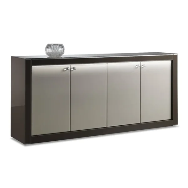 Avantgarde Credenza Luce by Reflex featured in Birmingham Michigan showroom, modern Italian luxury sideboard design.