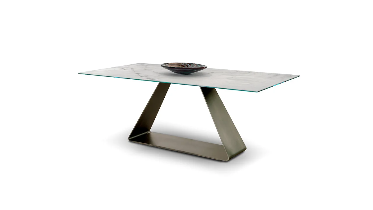 Oh 72 Fisso by Reflex featured in Birmingham Michigan showroom, elegant modern Italian luxury furniture design.